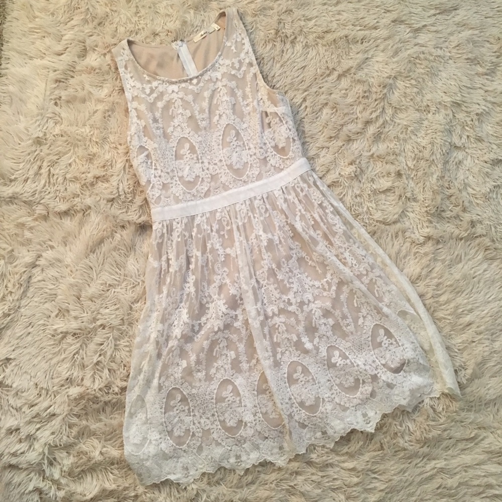 Andree White Lace Dress